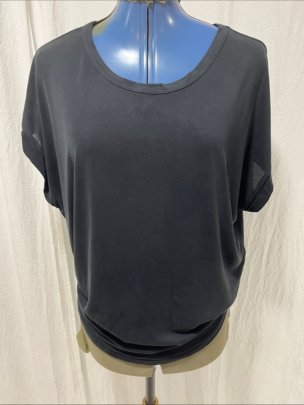 Lucky Brand Black Relaxed Short Sleeve Tee